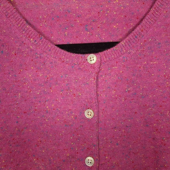 70% wool mid sleeve length cardigan - Picture 2 of 3